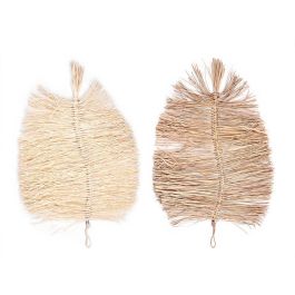 Giftdecor Colgante Hoja Palma Rattan 46 cm x 70 cm x 1 cm Natural Beige Marron Precio: 103.6728. SKU: B1EQXWSNFN