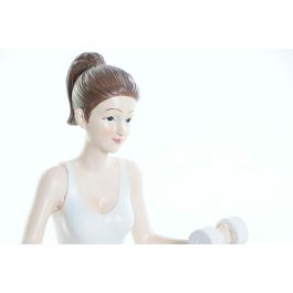 DKD Home Decor Figura Decorativa Scandi de Resina Rosa Chica Yoga para Hogar 8x16.5x20 cm DKD Home Decor Figura Decorativa Scandi de Resina Rosa Chica Yoga para Hogar 8x16.5x20 cm