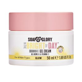 Soap & Glory BRIGHT OF DAY Crema Facial Gel 50 ml con Vitamina C para Piel Radiante Vegana