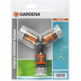 Gardena 18287-20 Kit de derivación para ramal de manguera 13mm (1/2'') y 15mm (5/8''), 3 conectores de riego, conector en Y