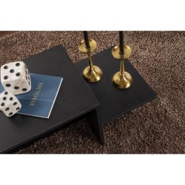 Mesa de centro rectangular negra HARMONY 80x40x40 cm CAL1730423410477