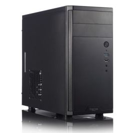 Fractal Design CORE 1100 Mini Tower PC Negro - FD-CA-CORE-1100-BL - Compatible con micro ATX/Mini-ITX, Ventilador 120mm