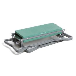 Inde Banco de Jardinería Plegable con Bolsa para Herramientas 58 x 27 x 12 cm