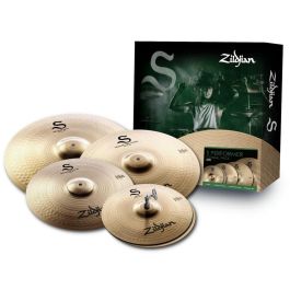 Zildjian S Line: Pack de Platos Hi-hat 14'', Crash 16'' y 18'', Ride 20'' para Batería - Aleación B12 Brillante Precio: 758.49999984. SKU: B19ZRQB5WF