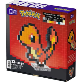 Mega Pokémon Charmander Juego de Construcción Retro 349 Piezas HTH76