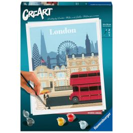 Ravensburger RAV4005556235254 CreArt Londres 24x30cm - Kit de Pintura por Números para Adultos y Niños