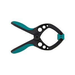 Wolfcraft Pinza de Resorte Profesional 1 Pulg FZ 40 mm Metal / PVC Verde