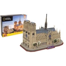 Puzzle 3D - Notre Dame De Paris - Juego de construcción - EXPLORA - 128 piezas - A partir de 8 años