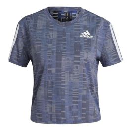 Camiseta de Manga Corta Mujer Adidas Own The Run Azul Acero Precio: 24.99000053. SKU: S6434037