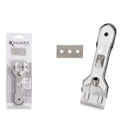 Kinvara Rascador de Vitrocerámica con 2 Recambios, 4.5x13.5x1 cm, Metal, Plata (48 Unidades) Precio: 39.49999988. SKU: B1FZHLL8CF