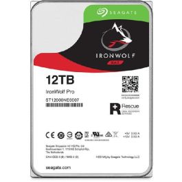 Seagate ST12000NT001 Disco Duro 12TB IronWolf Pro 7200RPM 256MB 3.5" SATA III para NAS
