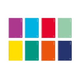 Pacsa Cuaderno Básico 80 Hojas 4º 60 gr 4x4 mm Tapas Cartón Pack 10 Ud Colores Surtidos Precio: 1.49999949. SKU: S8414657
