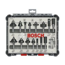 Bosch Set de Fresas Mixtas 15 piezas Vástago 6mm para Madera, Metal, Plástico - Accesorios Herramientas Eléctricas Precio: 112.94999947. SKU: B1DWSLZEKX
