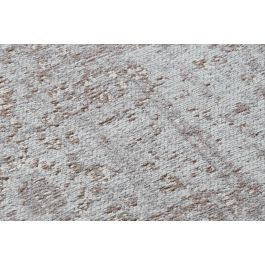 DKD Home Decor Alfombra Árabe Aina Marrón Claro 240x60 cm Poliéster y Algodón
