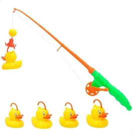 Juego de pesca aqua world con caña y 5 patitos en blister Juego de pesca aqua world con caña y 5 patitos en blister