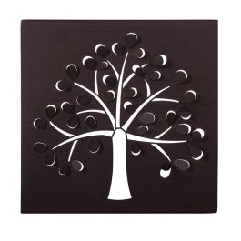 Cuadro Árbol 29,85 x 2,5 x 29,85 cm Metal Marrón Precio: 10.50000006. SKU: S8700119