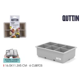 Cubitera Flexible de Silicona para 6 Cubitos - Quttin (24 Unidades) Precio: 56.78999964. SKU: B1F2Z3663D