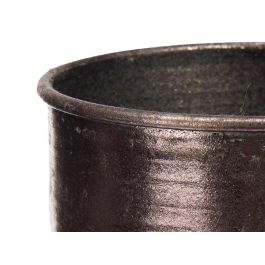 Jarrón Relieve Ancho Plata Envejecido Giftdecor 22.5x39.5x22.5 cm (4 Unidades) Jarrón Relieve Ancho Plata Envejecido Giftdecor 22.5x39.5x22.5 cm (4 Unidades)