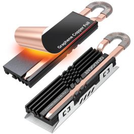GRAUGEAR G-M2HS07-GC Disipador de Calor SSD M.2 NVMe 2280 Grafeno-Cobre con Caloductos Negro para Óptimo Rendimiento Precio: 38.89000016. SKU: B144KY876B