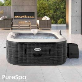 Jacuzzi purespa burbujas greystone deluxe para 4 personas 795 litros 211x211x71 cm Jacuzzi purespa burbujas greystone deluxe para 4 personas 795 litros 211x211x71 cm
