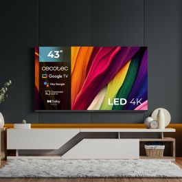 Cecotec ALU40043 Smart TV 43" 4K Ultra HD Android TV 11 con Dolby Vision, Dolby Audio, HDMI 2.1 y Google Assistant Negro Cecotec ALU40043 Smart TV 43" 4K Ultra HD Android TV 11 con Dolby Vision, Dolby Audio, HDMI 2.1 y Google Assistant Negro