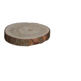 Mica Decorations Base decorativa Tronco de madera natural Ø20x3 cm