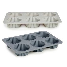 Molde Silicona 6 Magdalenas Surtidos Kinvara 25X3CM (12 Unidades) Molde Silicona 6 Magdalenas Surtidos Kinvara 25X3CM (12 Unidades)