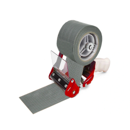 Q-connect Cinta Adhesiva Americana Super Fuerte 25 mt x 48 mm Resistente Impermeable Multiuso Plata