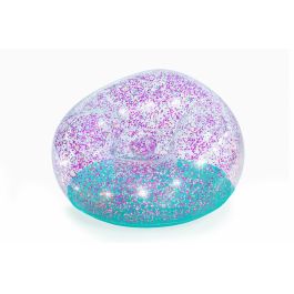 Bestway Sillon Hinchable Gigante Purpurina 114x112x66 cm +6 Años Interior y Jardin 75115