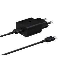 Samsung Cargador Pared 15W USB-C Negro + Cable USB-C a USB-C 1M Negro EP-T1510XBEGEU