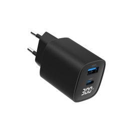 Cargador de Pared GEMBIRD TA-UC-PDQC30LCD-BK-01 Negro 30 W Cargador de Pared GEMBIRD TA-UC-PDQC30LCD-BK-01 Negro 30 W