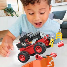 Mega Bloks Mega Construx Monster Trucks Pista Bone Shaker HKF87 Set de Construcción con Accesorios para +5 Años