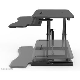 Neomounts NS-WS300BLACK Puesto de trabajo de pie/sentado para escritorio, resorte de gas, 15 kg, Negro