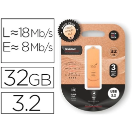 Memoria Usb 32Gb Tech-One-Tech Eco 3.2 (Incluye Canon Lpi De 0.24 ) Precio: 6.59000001. SKU: B16CWZ3RHG