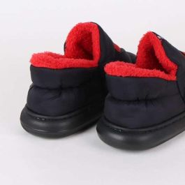 Cerdá Zapatillas de casa abierta Superman para hombre, Tallas 44-45, Color negro