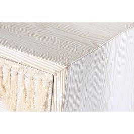 Comoda Boho DKD Home Decor Blanco Natural 35 x 80 x 80 cm Comoda Boho DKD Home Decor Blanco Natural 35 x 80 x 80 cm