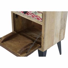 Cajonera Colonial DKD Home Decor Natural Negro 35 x 120 x 45 cm