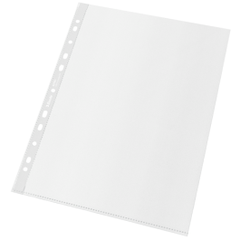 Funda Multitaladro Esselte Pp Reciclada 100Μ Pl.Nj. A4 11 Tal.Rfzo. Caja De 50