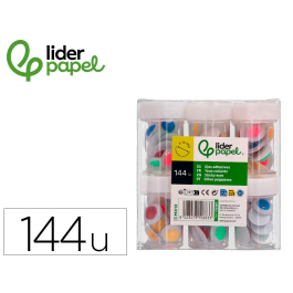 Liderpapel Ojo 15 mm Blanco con Pupila de Colores Surtidos Pack 144 Unidades Precio: 4.88999962. SKU: B14ARXV5NP