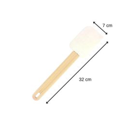 Fackelmann AAASJ82757 - Juego de 2 Espátulas para Hornear y Cocinar, Mango de Resina, 32 cm