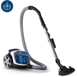 Philips Aspiradora PowerPro FC9332/09 sin Bolsa, 900W, Filtro Antialérgico H13, Cilíndrica Compacta, Clase A