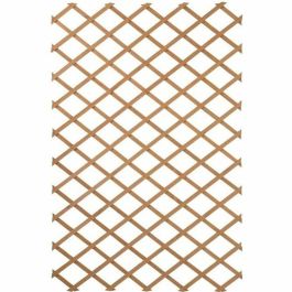 Nature Valla de Jardín 100 x 200 cm Madera Natural Marrón