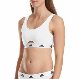 Sujetador Deportivo Adidas Active Comfort Cotton Blanco