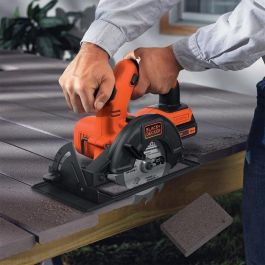 Black + Decker BDCCS18N-XJ Sierra circular inalámbrica 18V 140 mm - Alto rendimiento con suela de metal y tecnología de litio Black + Decker BDCCS18N-XJ Sierra circular inalámbrica 18V 140 mm - Alto rendimiento con suela de metal y tecnología de litio