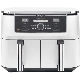 Ninja AF400EU Foodi MAX Freidora de Aire Caliente Dual Zone 9.5L con Horno, Asador y Deshidratador Blanca
