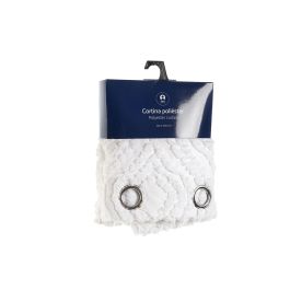 Cortina Boho DKD Home Decor Blanco 260 x 140 cm (2 Unidades) Cortina Boho DKD Home Decor Blanco 260 x 140 cm (2 Unidades)