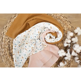 Domiva DOM3700948338674 Maxi arrullo Estampado Rosa viejo 100x100 cm