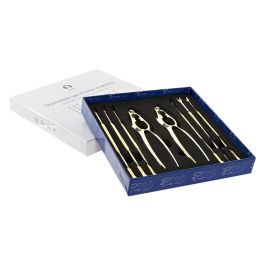 Utensilios DKD Home Decor Dorado 3 x 15 x 3 cm Set de 8 Precio: 11.49999972. SKU: S3037635