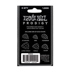 Bolsa De Púas Prodigy Negra Multipack 1,5 Mm - 6 Unidades