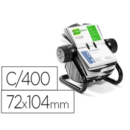 Duraclip Tarjetero Rotatorio 200 Fundas para 400 Tarjetas 72x104 mm Incluye Separador Az Precio: 51.59000044. SKU: B1HVBH9ZE6